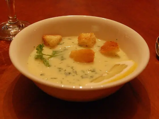 Greek avgolemono chicken soup