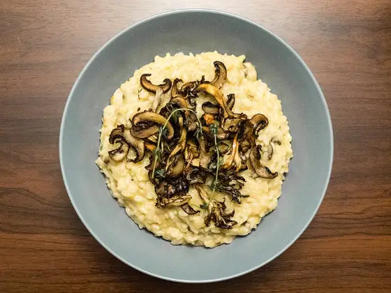 Mushroom risotto