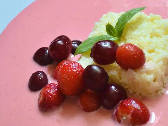 Protein rice pudding